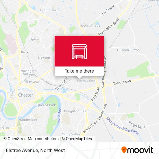 Elstree Avenue map