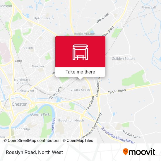 Rosslyn Road map