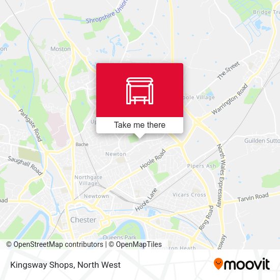 Kingsway Shops map