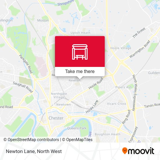 Newton Lane map