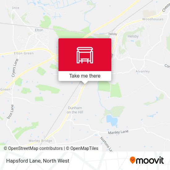 Hapsford Lane map
