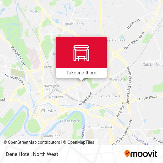 Dene Hotel map