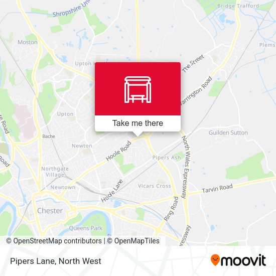 Pipers Lane map