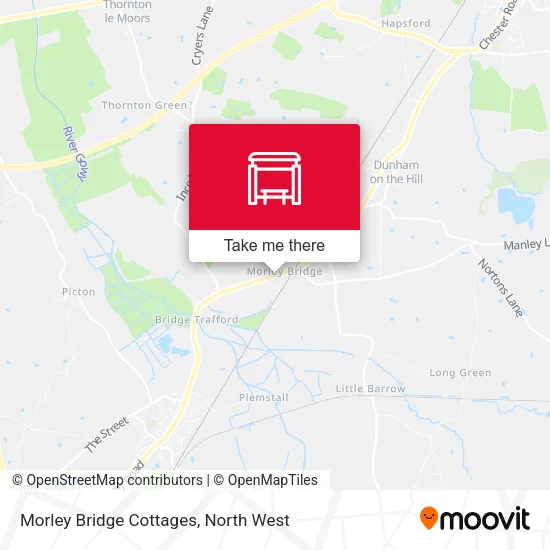 Morley Bridge Cottages map