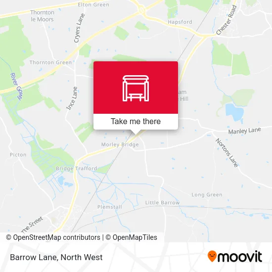 Barrow Lane map