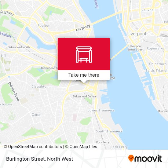 Burlington Street map