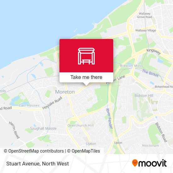 Stuart Avenue map
