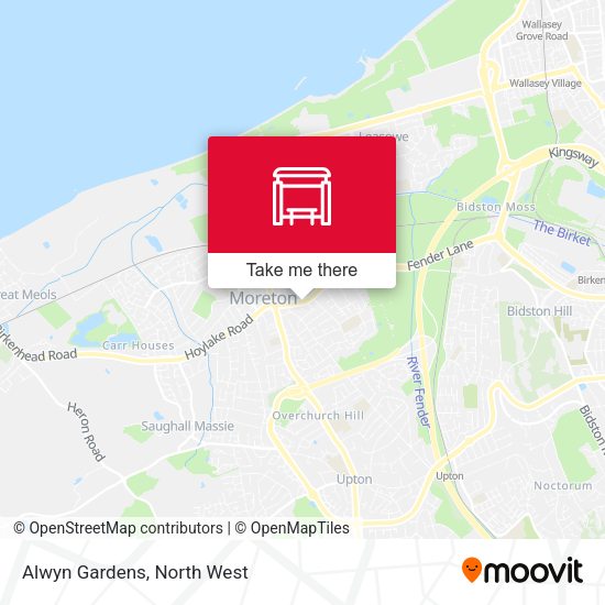 Alwyn Gardens map