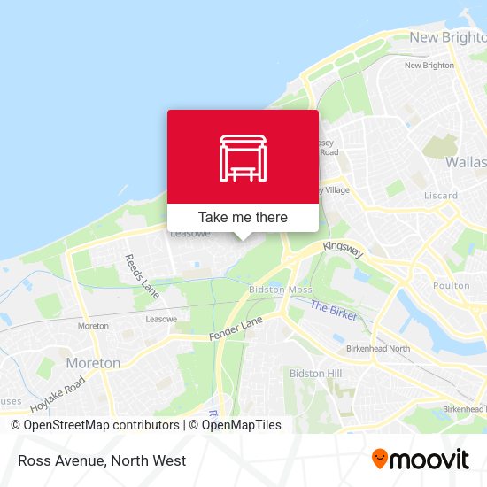 Ross Avenue map