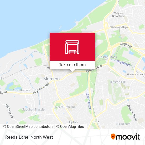 Reeds Lane map
