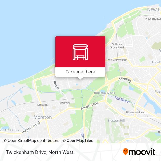 Twickenham Drive map