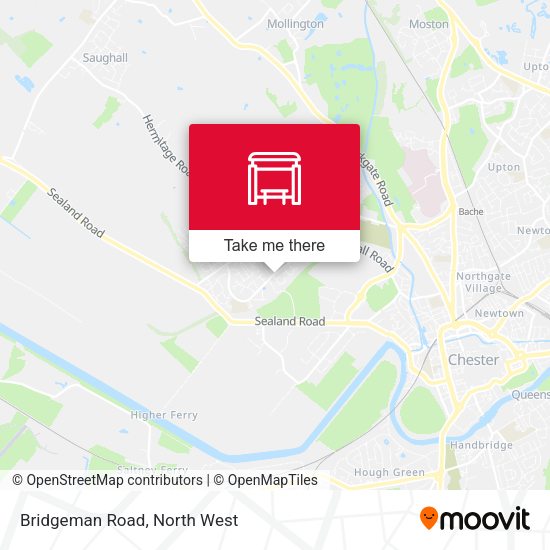 Bridgeman Road map