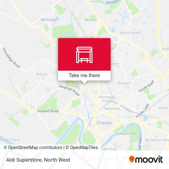 Aldi Superstore map