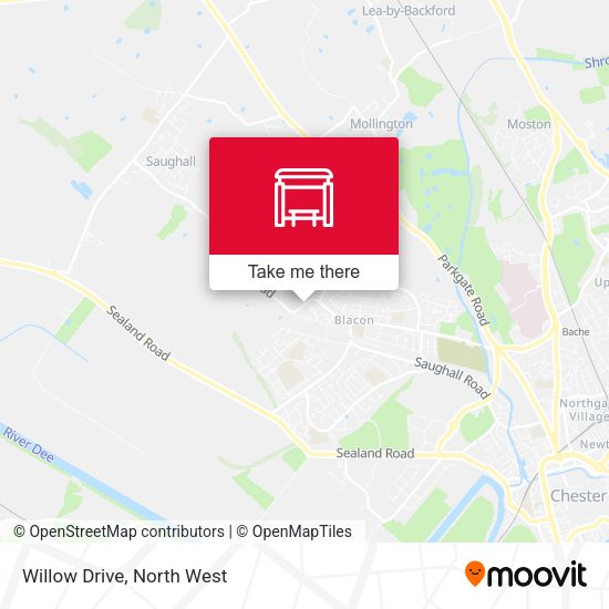 Willow Drive map
