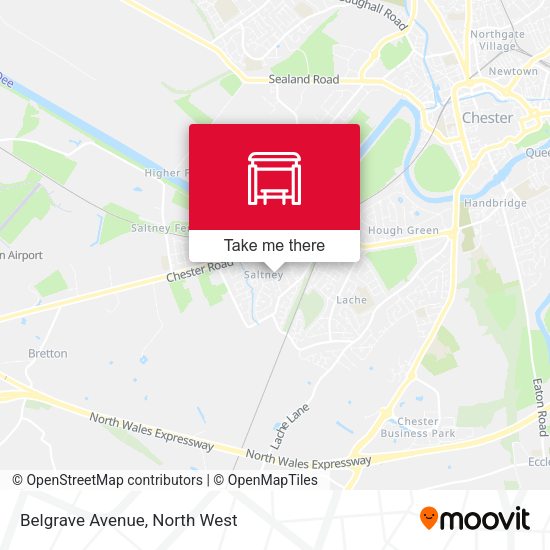 Belgrave Avenue map