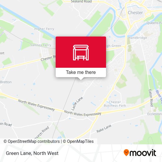 Green Lane map