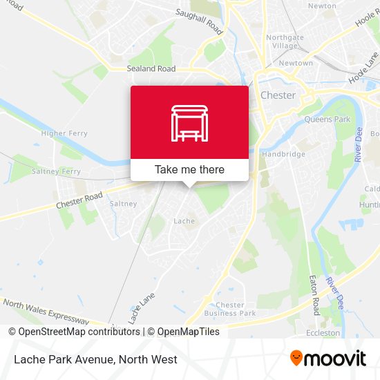 Lache Park Avenue map