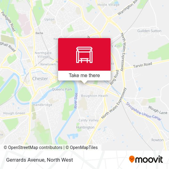 Gerrards Avenue map