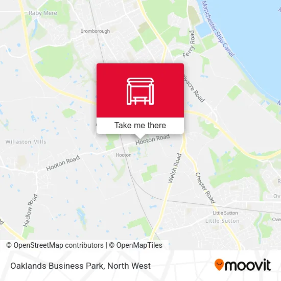 Oaklands Business Park map