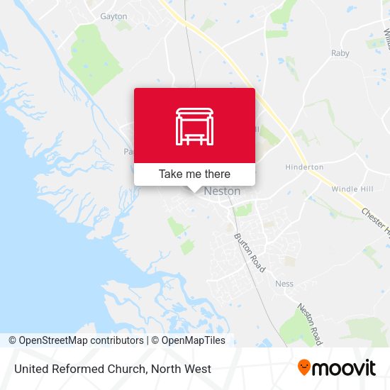 United Reformed Church map
