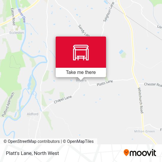 Platt's Lane map