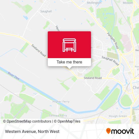 Western Avenue map