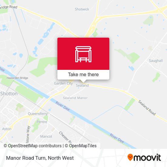 Manor Road Turn map