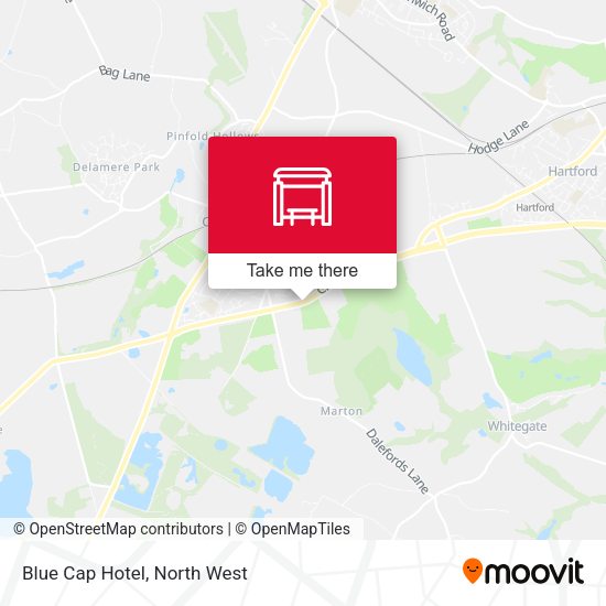Blue Cap Hotel map
