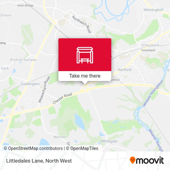 Littledales Lane map