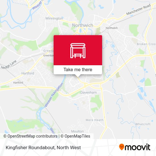 Kingfisher Roundabout map