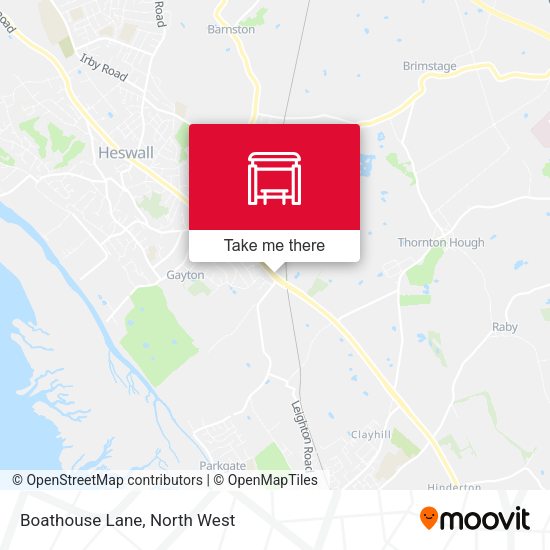 Boathouse Lane map