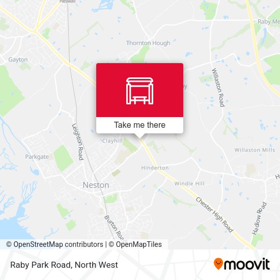 Raby Park Road map