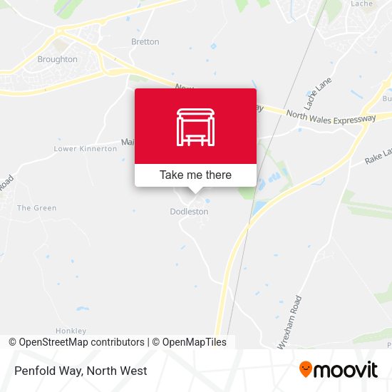 Penfold Way map