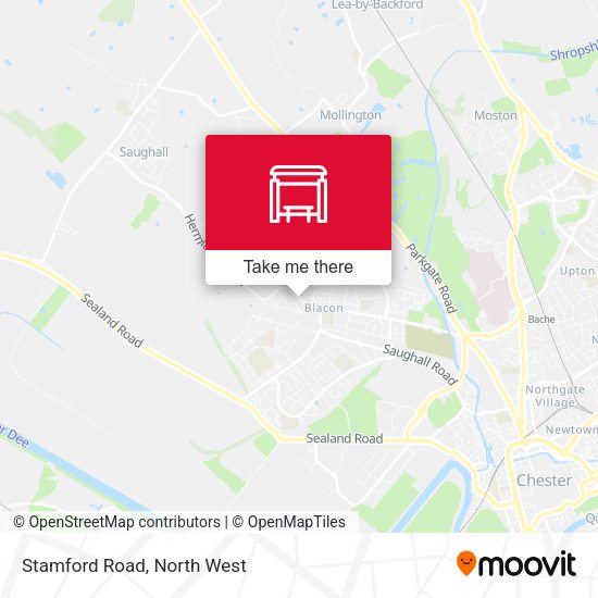 Stamford Road map