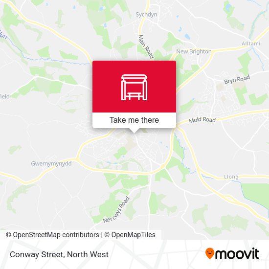 Conway Street map