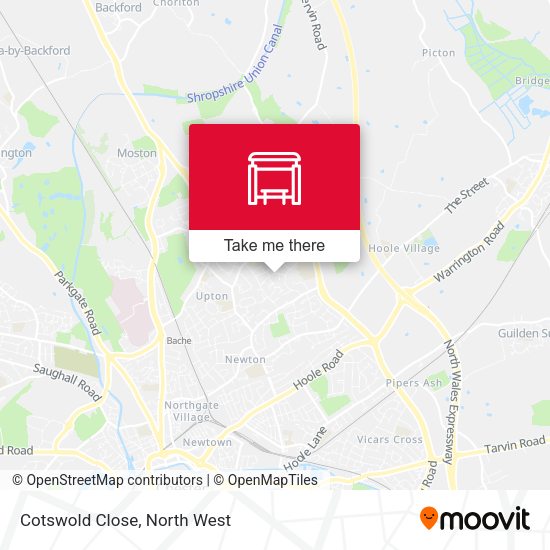Cotswold Close map