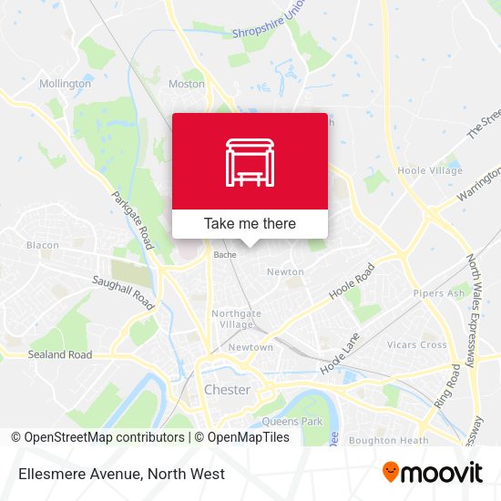 Ellesmere Avenue map