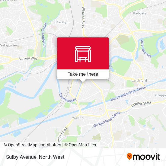 Sulby Avenue map