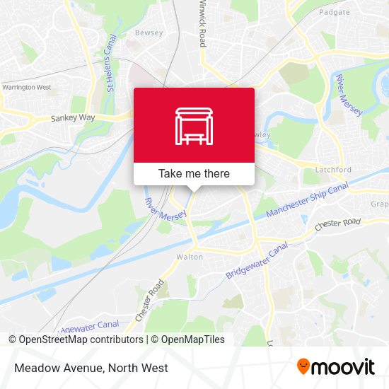 Meadow Avenue map