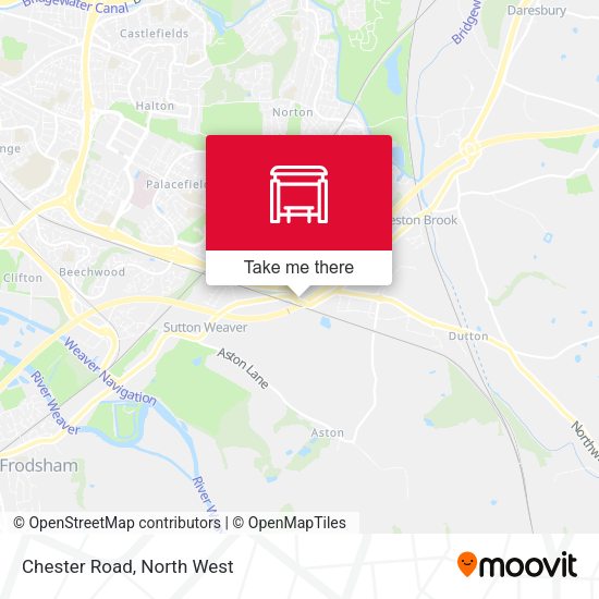 Chester Road map