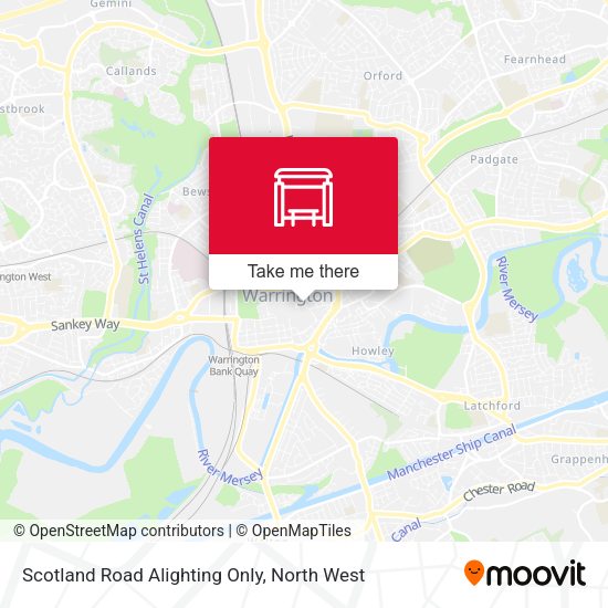Scotland Road Alighting Only map