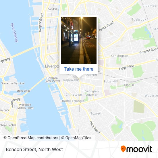 Benson Street map