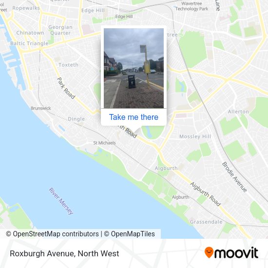Roxburgh Avenue map
