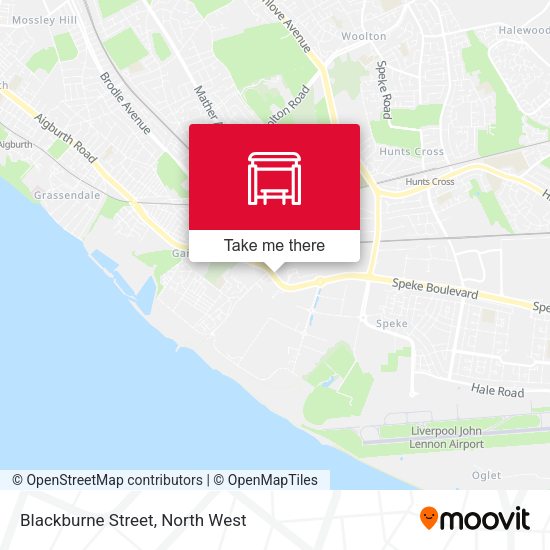 Blackburne Street map