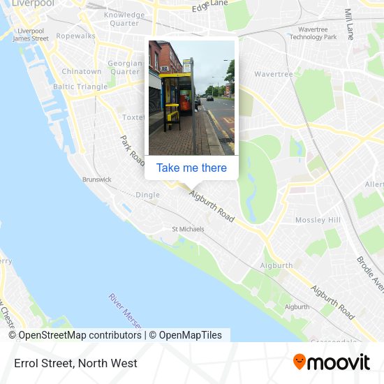 Errol Street map