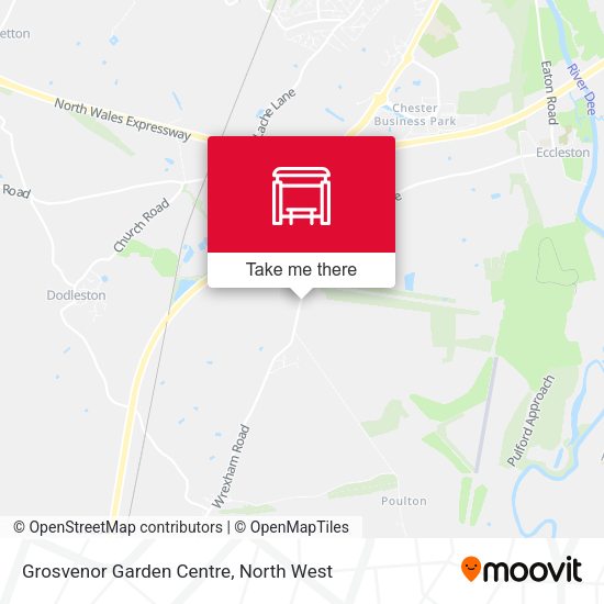 Grosvenor Garden Centre map