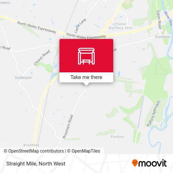 Straight Mile map