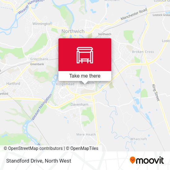 Standford Drive map