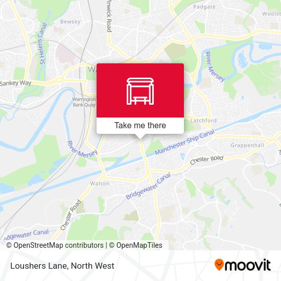Loushers Lane map