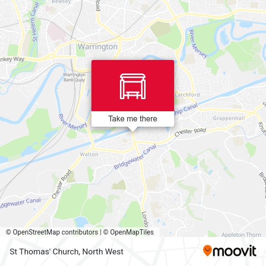 St Thomas' Church map